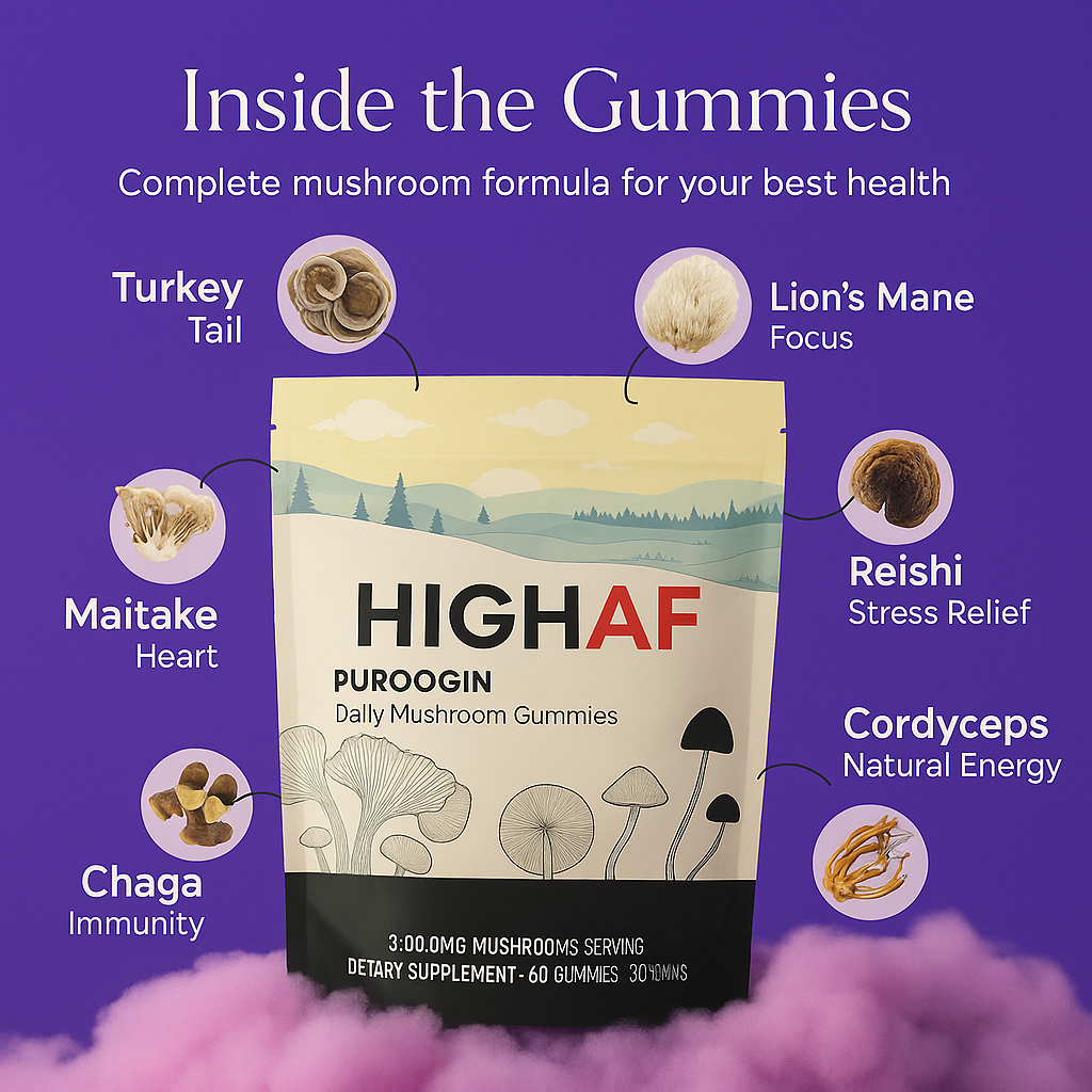 True Super Focus Mushroom Gummies
